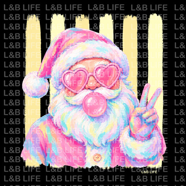 PASTEL PEACE SANTA