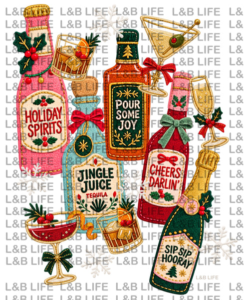 HOLIDAY CHEER BOTTLES