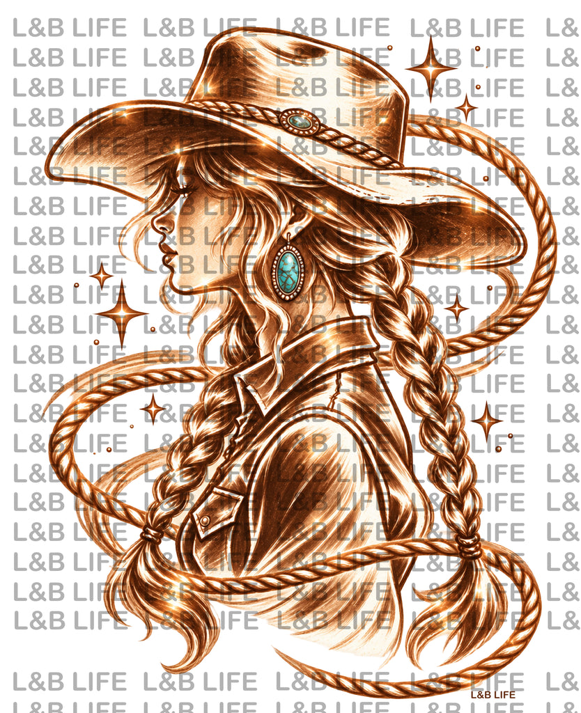 GOLDEN DESERT COWGIRL