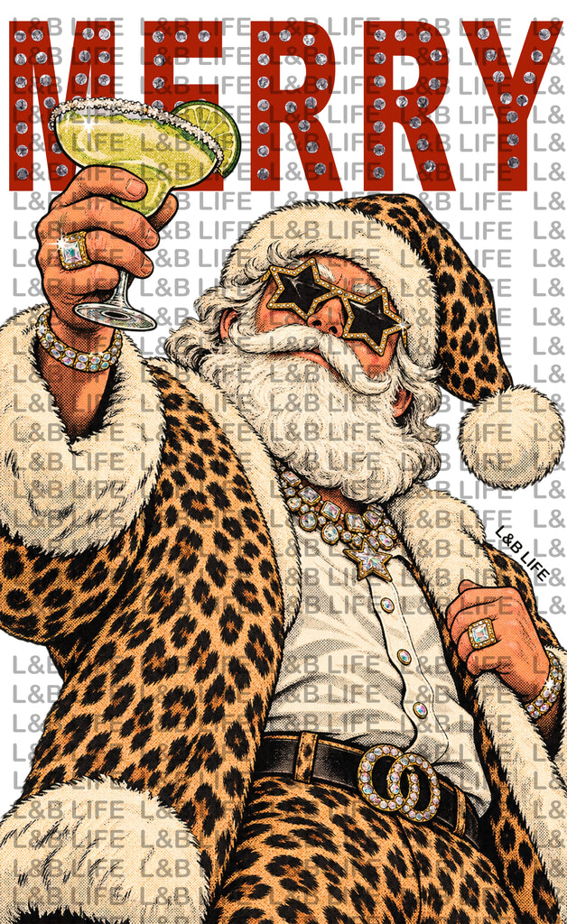MERRY GLAM SANTA