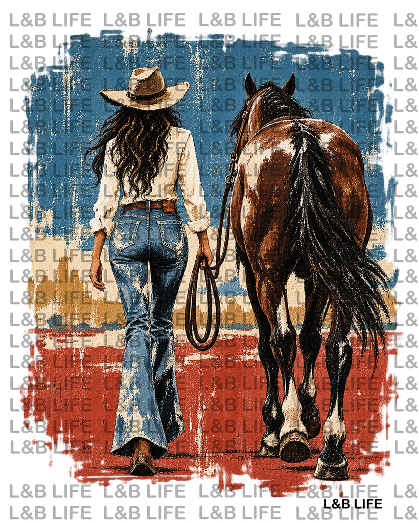 COWBOY & HORSE