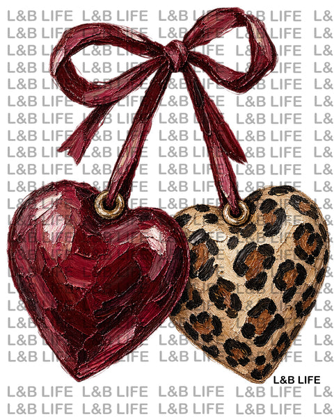 LEOPARD LOVE HEARTS