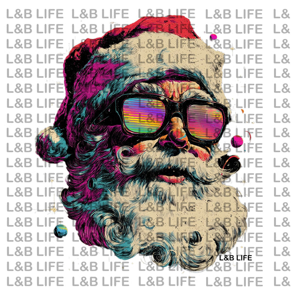 RETRO NEON SANTA