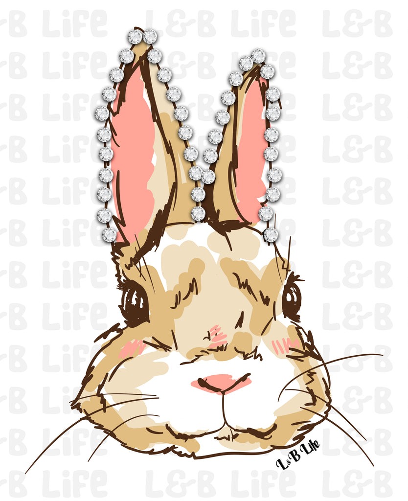 RHINESTONE BUNNY