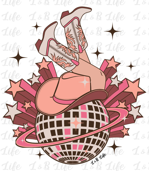 PINK DISCO COWGIRL