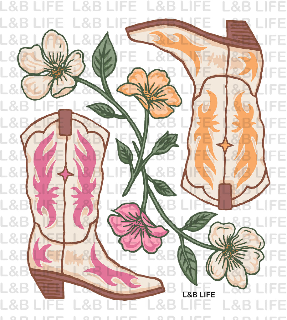 FLOWER BOOTS