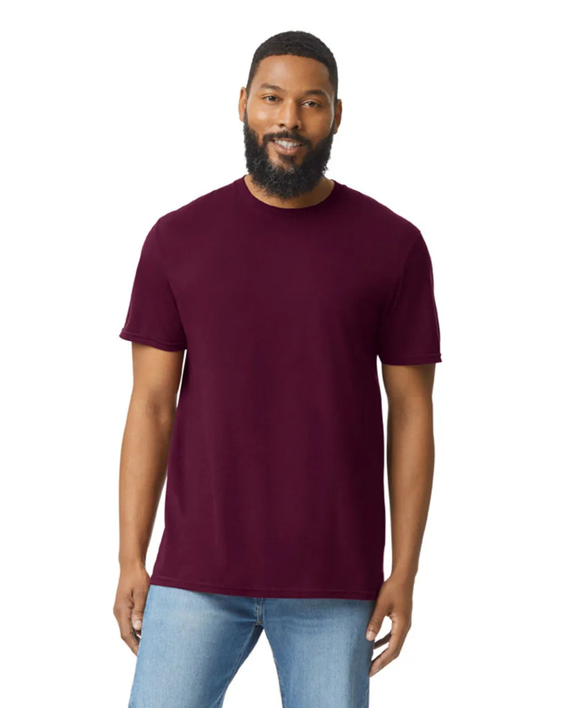 Gildan 64000 Softstyle Short Sleeve - Maroon