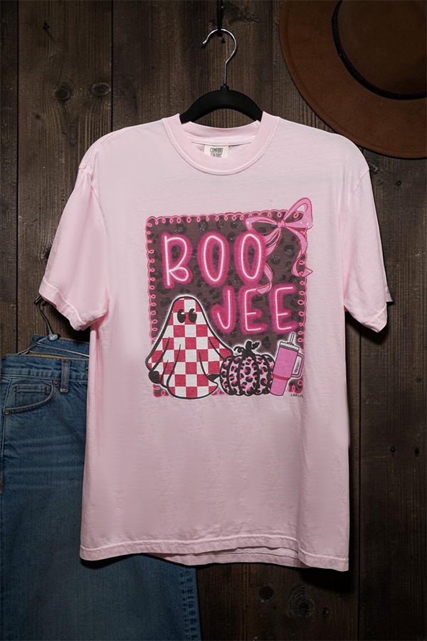 CC DTF BOO TEE - BLOSSOM