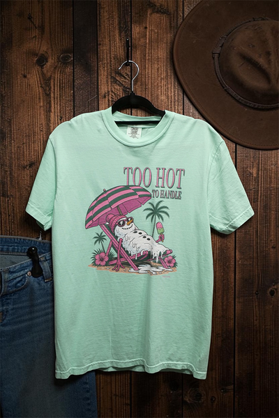 CC DTF TOO HOT TEE - MINT