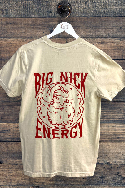 BC DTF BIG NICK ENERGY SANTA - CREAM