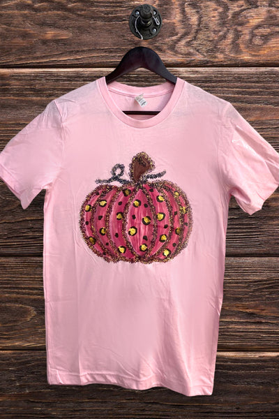 BC DTF PINK LEO PUMPKIN - PINK