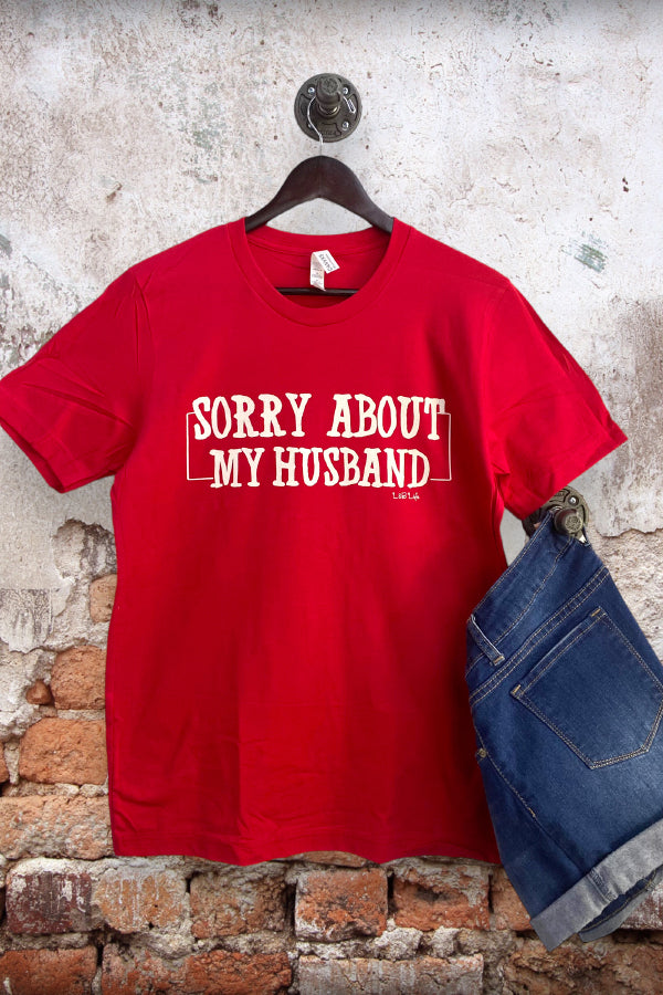BC SORRY ABOUT HUSBAND - RED