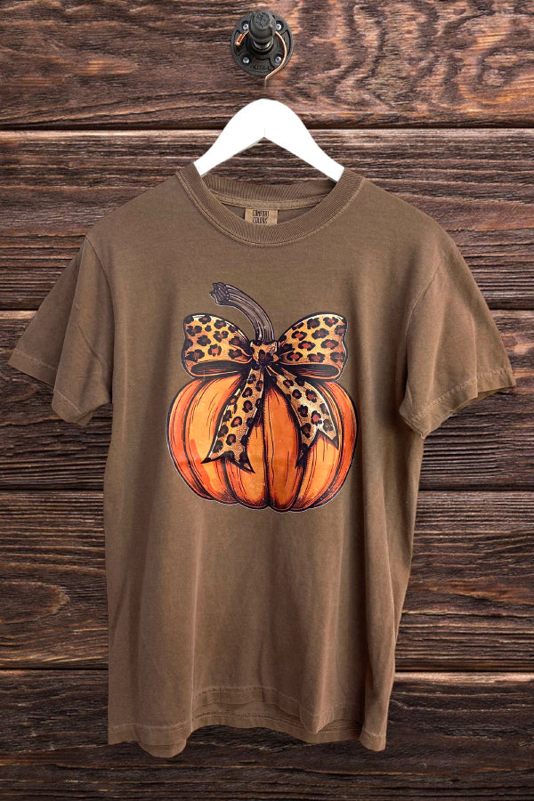 CC DTF LEO BOW PUMPKIN - ESPRESSO