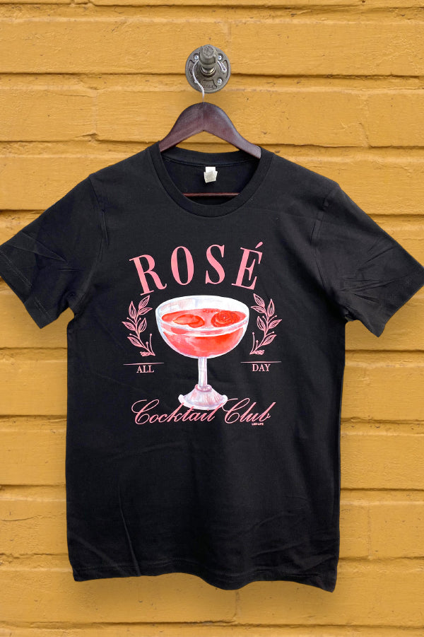 BC DTF ROSE COCKTAIL CLUB - BLACK