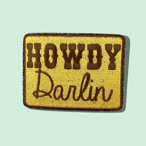 HOWDY DARLING HAT PATCH
