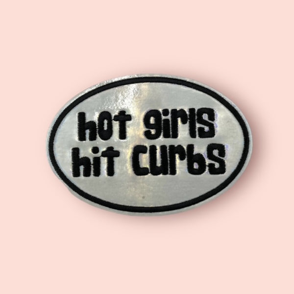 HOT GIRLS HIT CURBS HAT PATCH
