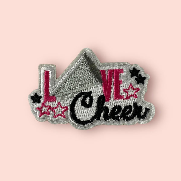 LOVE CHEER HAT PATCH