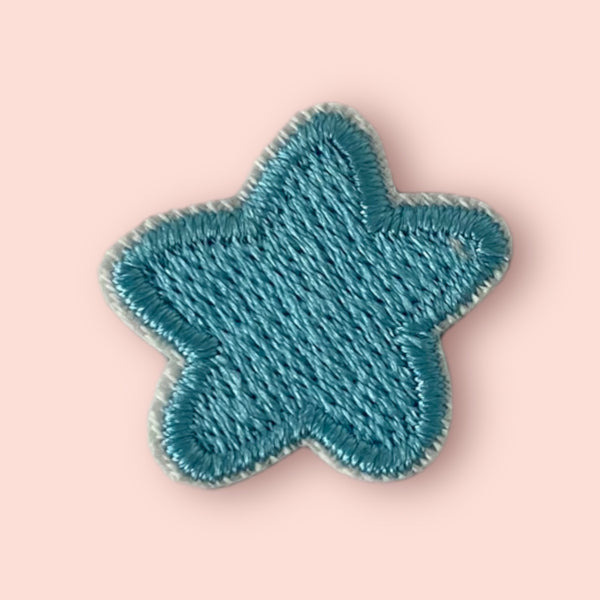 BLUE STAR HAT PATCH