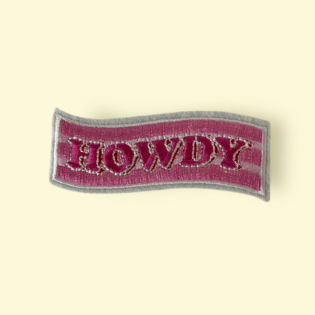 HOWDY HAT PATCH