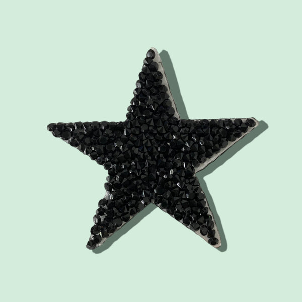 BLACK BEADED STAR HAT PATCH PRE-ORDER