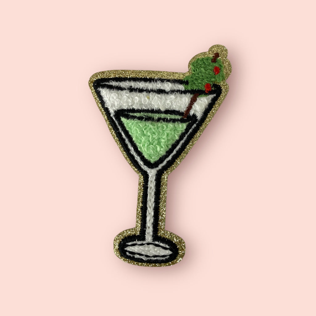 OLIVE MARTINI HAT PATCH