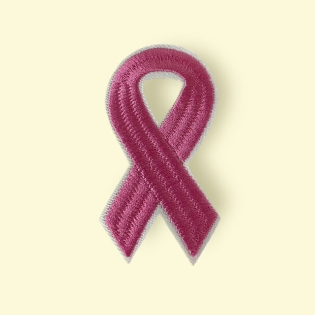 PINK RIBBON HAT PATCH