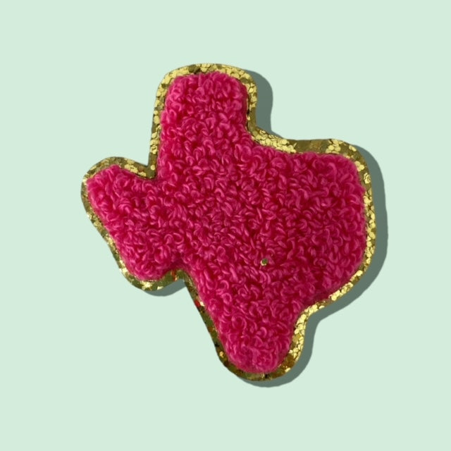 HOT PINK TEXAS HAT PATCH