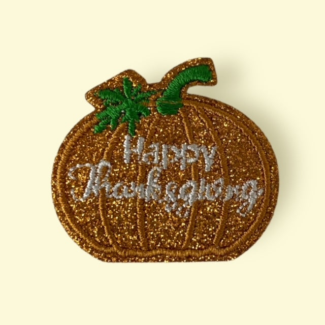 HAPPY THANKSGIVING HAT PATCH