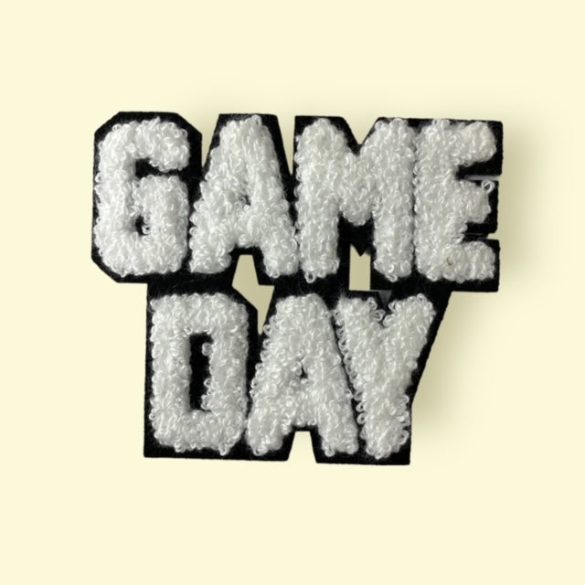 GAME DAY HAT PATCH