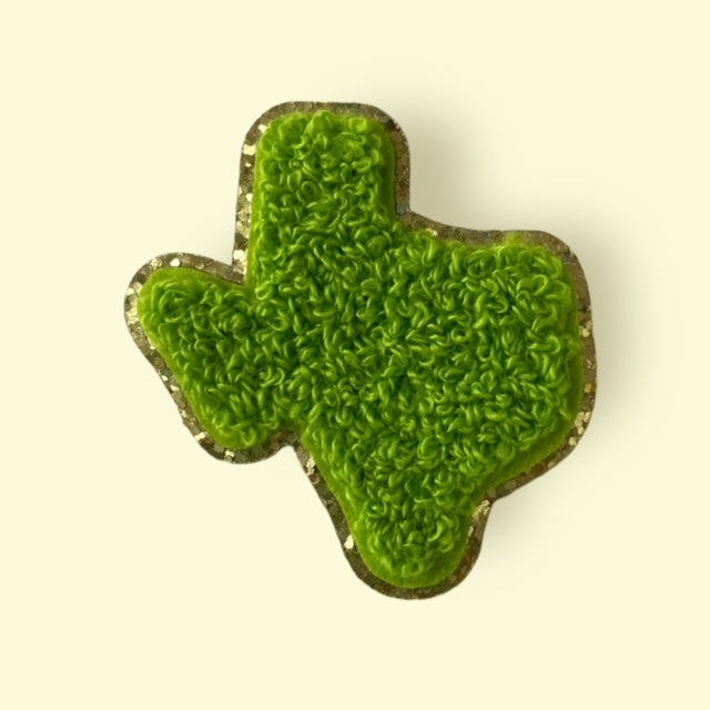 GREEN TEXAS HAT PATCH