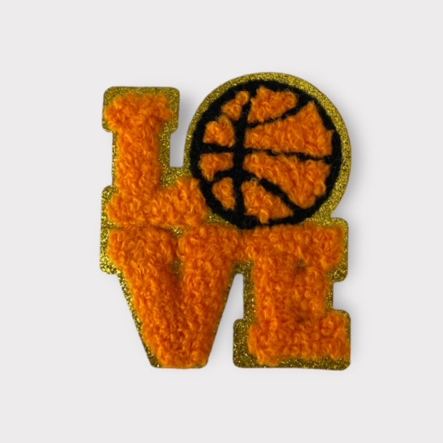 LOVE BASKETBALL HAT PATCH
