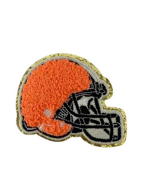 ORANGE HELMENT HAT PATCH