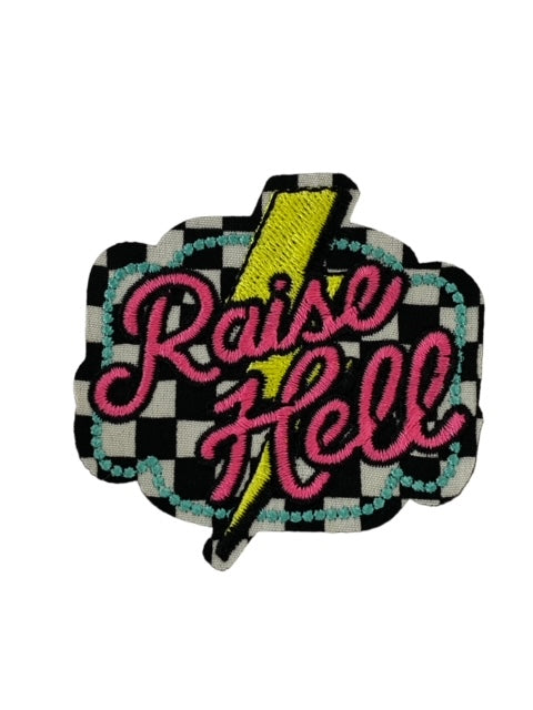 RAISE HELL HAT PATCH