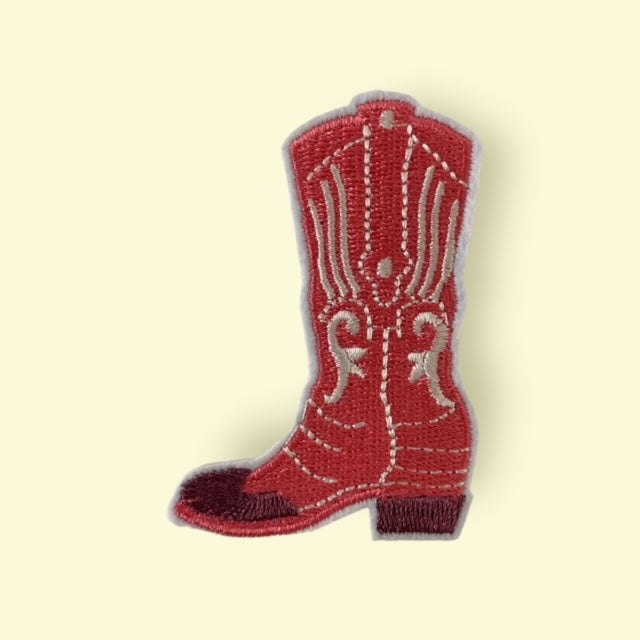 PINK BOOT HAT PATCH