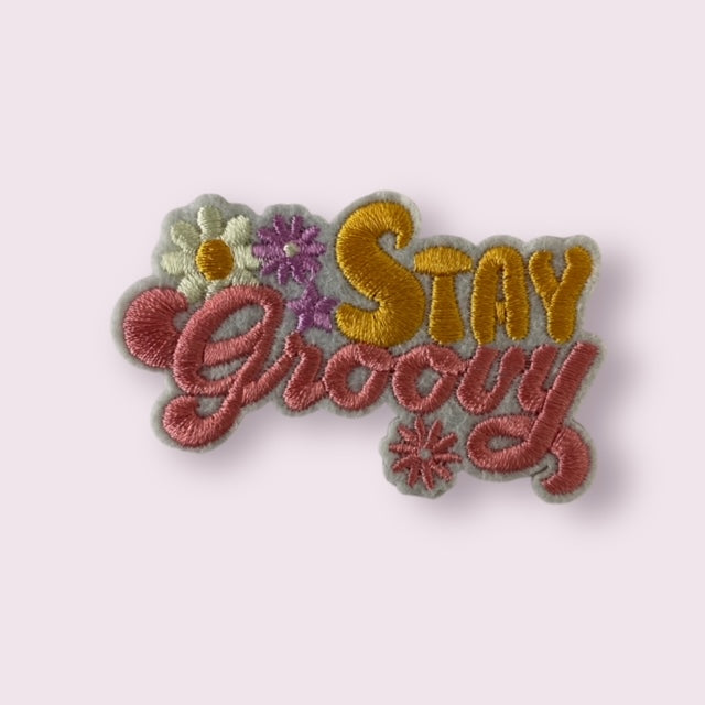 STAY GROOVY HAT PATCH