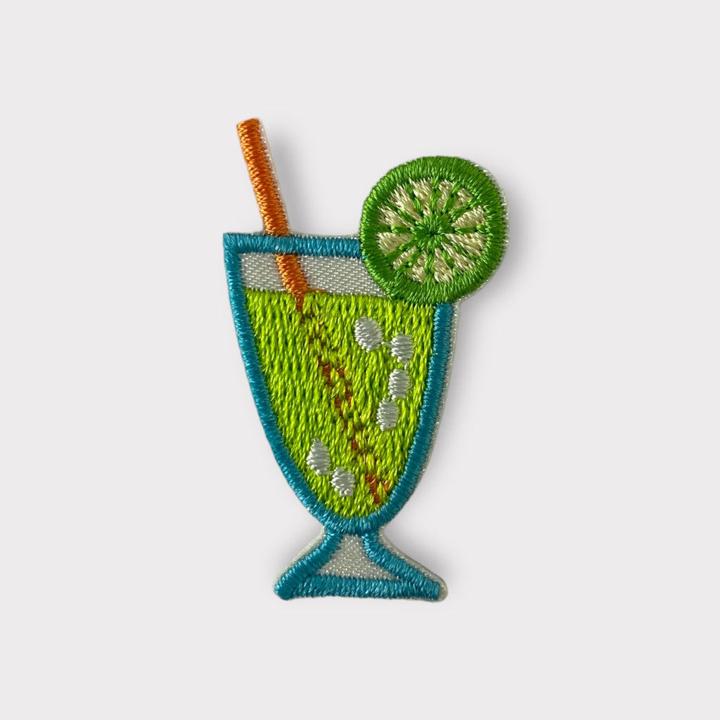 LIME MARGARITA HAT PATCH