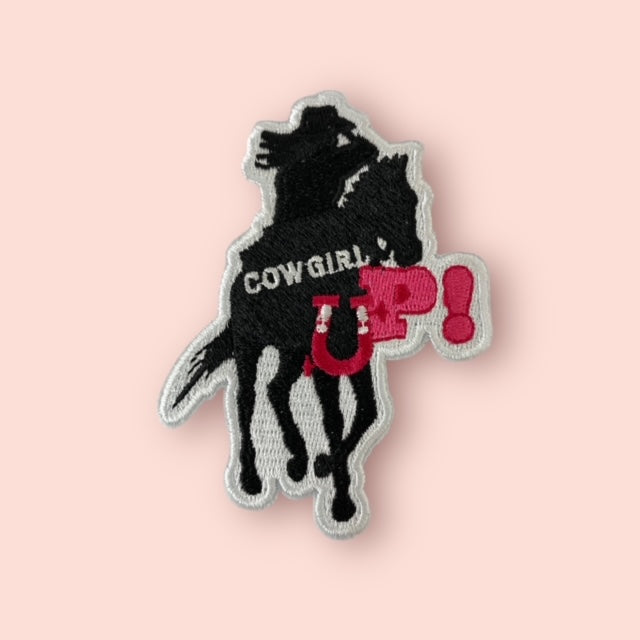 COWGIRL UP HAT PATCH