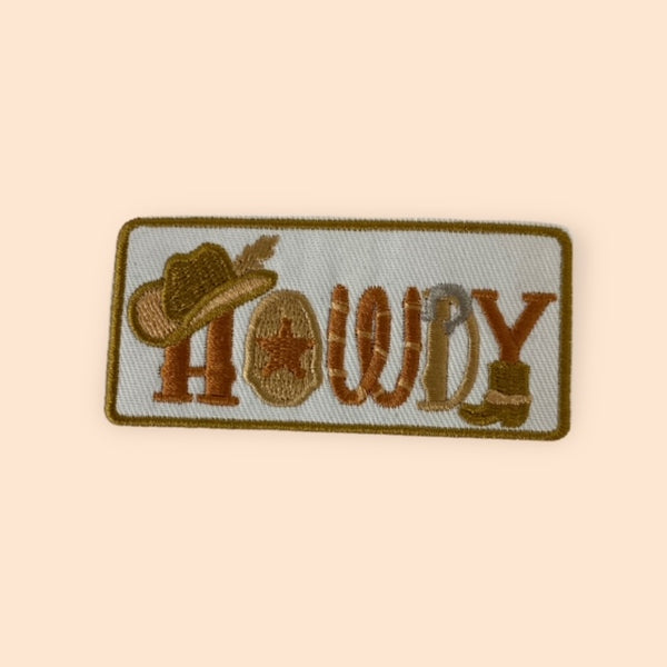 HOWDY HAT PATCH