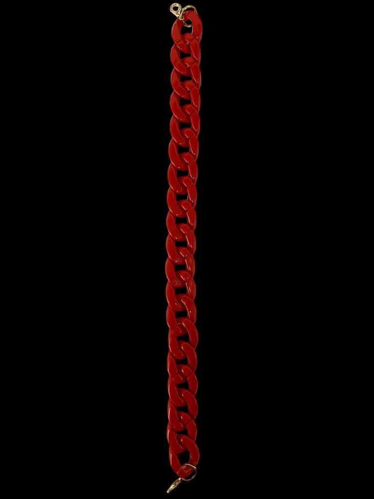 BIG LINK HAT CHAIN - RED