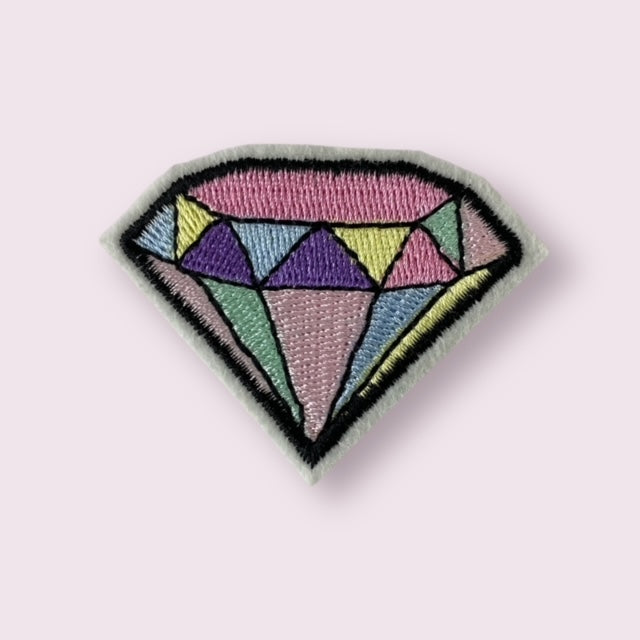 COLORFUL DIAMOND HAT PATCH