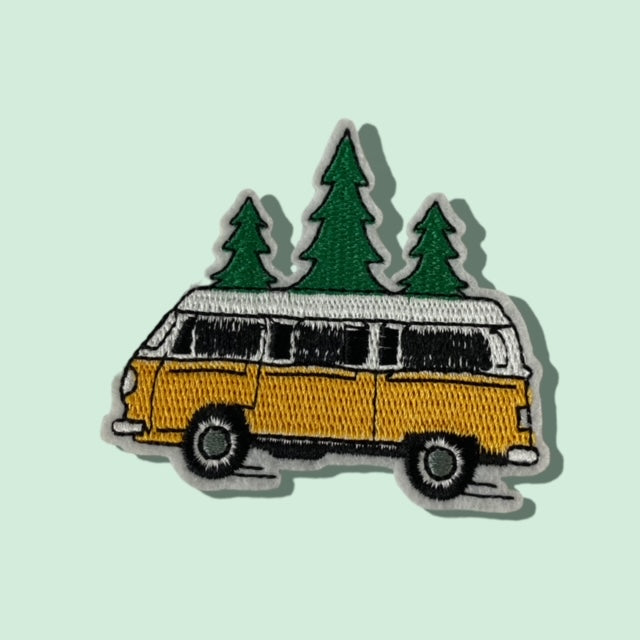 VAN WITH PINES HAT PATCH