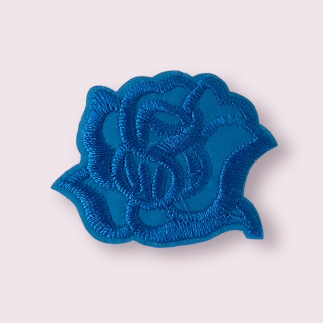 BLUE ROSE HAT PATCH