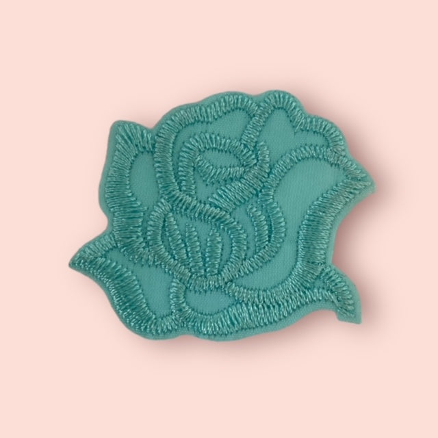 MINT FLOWER HAT PATCH