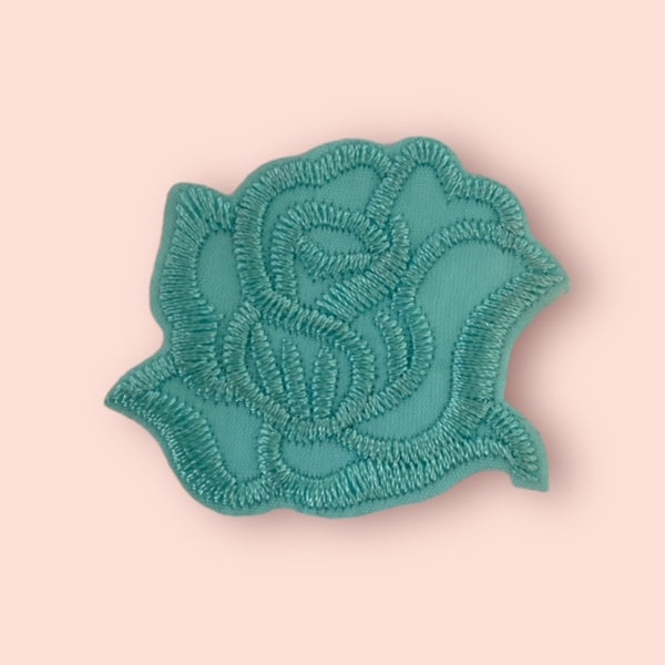 MINT FLOWER HAT PATCH