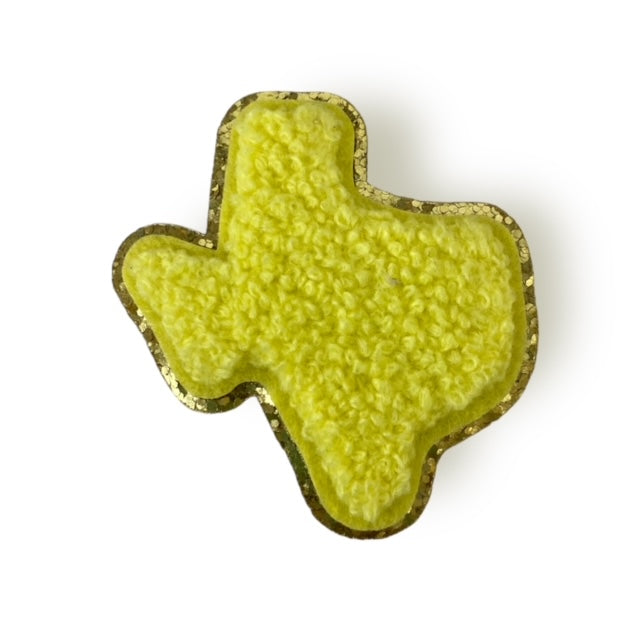 YELLOW TEXAS HAT PATCH