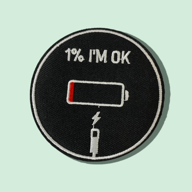 1% IM OK HAT PATCH