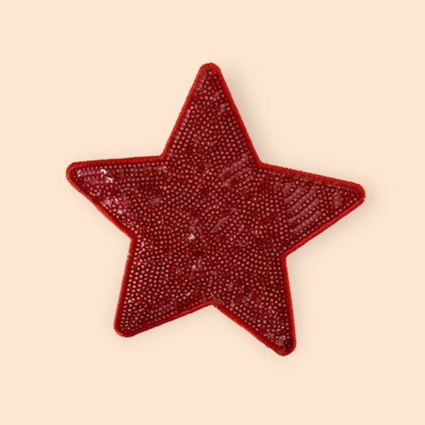 RED STAR SEQ HAT PATCH