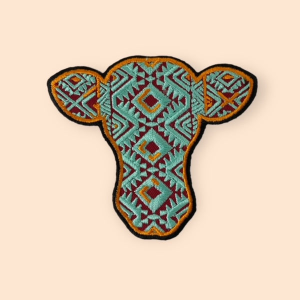 AZTEC COW HAT PATCH