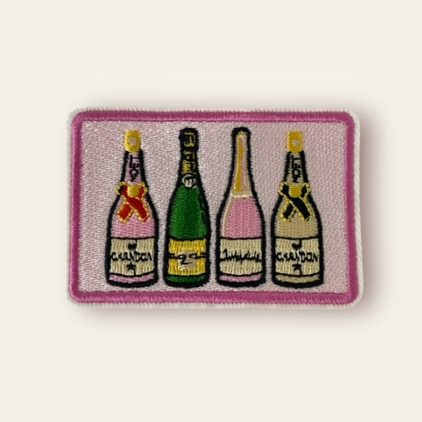 4 BOTTLES HAT PATCH