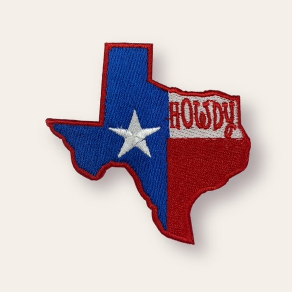 HOWDY TEXAS HAT PATCH